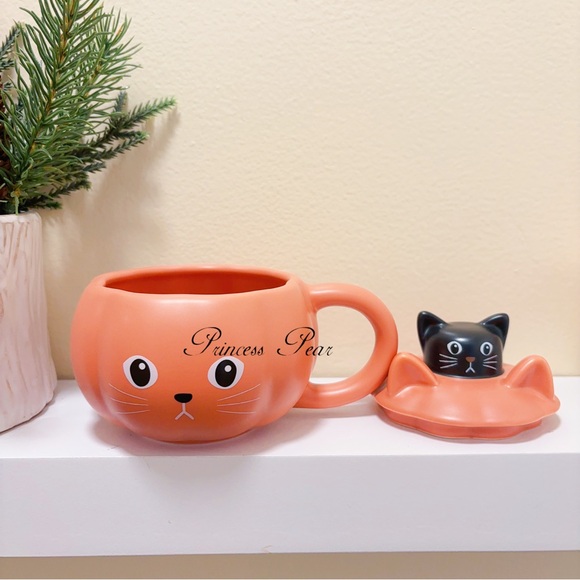 Starbucks Thailand 2024 Halloween Collection Pumpkin Cat Mug - Picture 8 of 8